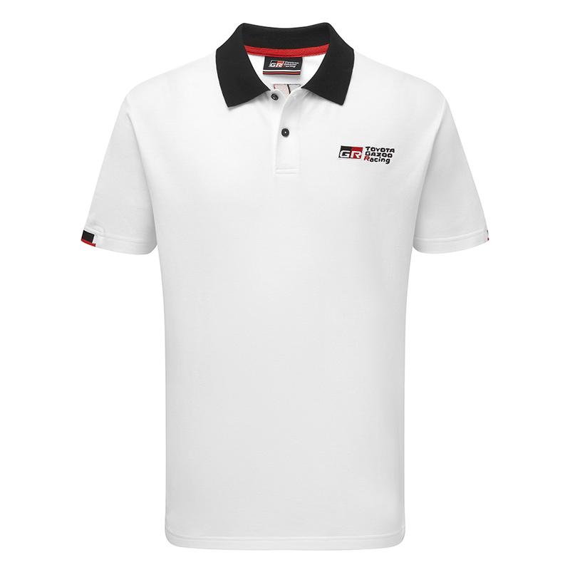 TOYOTA GAZOO Racing Men's Lifestyle White Polo Shirt - MPL